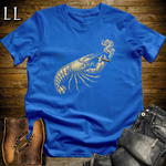 Vintage Cigar Lobster T-Shirt Royal | Cigar Lover Gift Tee
