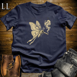 Vintage Cigar Luna Moth T-Shirt Navy | Funny Cigar Animal Tee