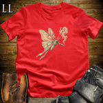 Vintage Cigar Luna Moth T-Shirt Red | Funny Cigar Animal Tee
