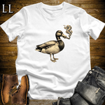 Vintage Cigar Mallard Duck T-Shirt White | Cigar Lover Tee