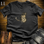 Vintage Cigar Monarch Butterfly T-Shirt Black | Cigar Lover Gift Tee