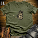 Vintage Cigar Monarch Butterfly T-Shirt Military Green | Cigar Lover Gift Tee
