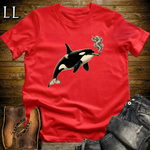 Vintage Cigar Orca T-Shirt Red | Vintage Cigar Lover Tee