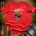 Vintage Cigar Ostrich T-Shirt Red | Cigar Lover Gift Tee
