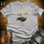 Vintage Cigar Ostrich T-Shirt Sport Grey | Cigar Lover Gift Tee