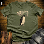 Vintage Cigar Penguin T-Shirt Military Green | Vintage Cigar Lover Tee