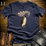 Vintage Cigar Penguin T-Shirt Navy | Vintage Cigar Lover Tee