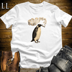 Vintage Cigar Penguin T-Shirt White | Vintage Cigar Lover Tee
