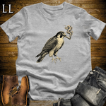 Vintage Cigar Peregrine Falcon T-Shirt Sport Grey | Vintage Cigar Bird Lover Gift Tee