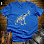 Vintage Cigar Poison Dart Frog T-Shirt Royal Blue | Funny Animal Cigar Gift Tee
