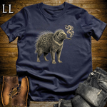 Vintage Cigar Porcupine T-Shirt Navy | Cigar Lover Gift Tee