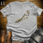 Vintage Cigar Praying Mantis T-Shirt Sport Grey | Funny Cigar Bug Tee