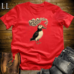 Vintage Cigar Puffin T-Shirt Red | Cigar Puffin Graphic Tee