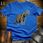 Vintage Cigar Raccoon T-Shirt Royal Blue | Vintage Cigar Lover Tee