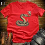 Vintage Cigar Rattlesnake T-Shirt Red | Reptile Lover Cigar Gift Tee