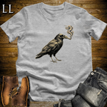 Vintage Cigar Raven T-Shirt Sport Grey | Cigar Lover Gift Tee