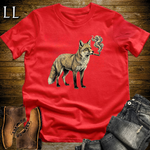 Vintage Cigar Red Fox T-Shirt Red | Vintage Cigar Lover Tee