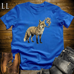 Vintage Cigar Red Fox T-Shirt Royal Blue | Vintage Cigar Lover Tee