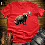 Vintage Cigar Red Panda T-Shirt Red | Cigar Lover Gift Tee