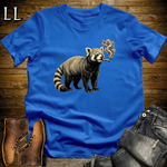 Vintage Cigar Red Panda T-Shirt Royal Blue | Cigar Lover Gift Tee