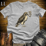 Vintage Cigar Red Tailed Hawk T-Shirt Sport Grey | Cigar Hawk Graphic Tee