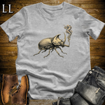 Vintage Cigar Rhino Beetle T-Shirt Sport Grey | Cigar Rhino Beetle Tee