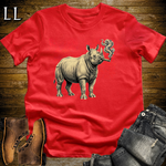 Vintage Cigar Rhino T-Shirt Red | Cigar Lover Gift Tee