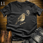Vintage Cigar Robin T-Shirt Black | Cigar Robin Graphic Tee