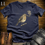 Vintage Cigar Robin T-Shirt Navy | Cigar Robin Graphic Tee