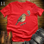 Vintage Cigar Robin T-Shirt Red | Cigar Robin Graphic Tee