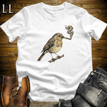 Vintage Cigar Robin T-Shirt White | Cigar Robin Graphic Tee