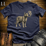 Vintage Cigar Russian Blue T-Shirt Navy | Cigar Russian Blue Cat Tee
