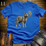 Vintage Cigar Russian Blue T-Shirt Royal Blue | Cigar Russian Blue Cat Tee