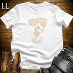 Vintage Cigar Seahorse T-Shirt White | Cigar Lover Gift Tee