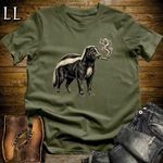 Vintage Cigar Skunk T-Shirt Military Green | Cigar Skunk Animal Tee