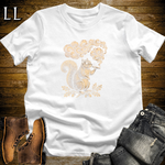 Vintage Cigar Squirrel T-Shirt White | Animal Lover Gift Tee