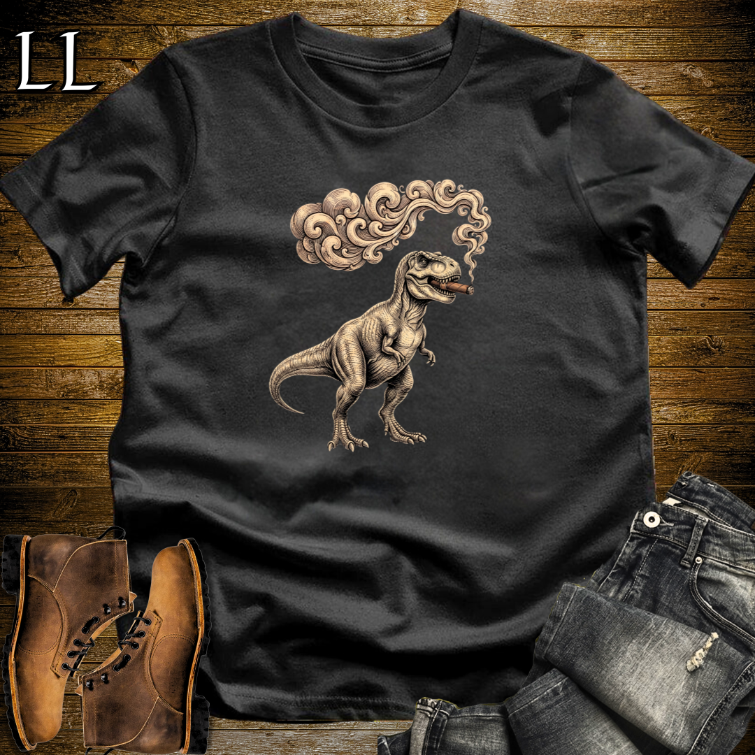 Vintage Cigar T-Rex T-Shirt Black | Cigar T-Rex Tee