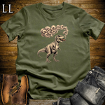 Vintage Cigar T-Rex T-Shirt Military Green | Cigar T-Rex Tee