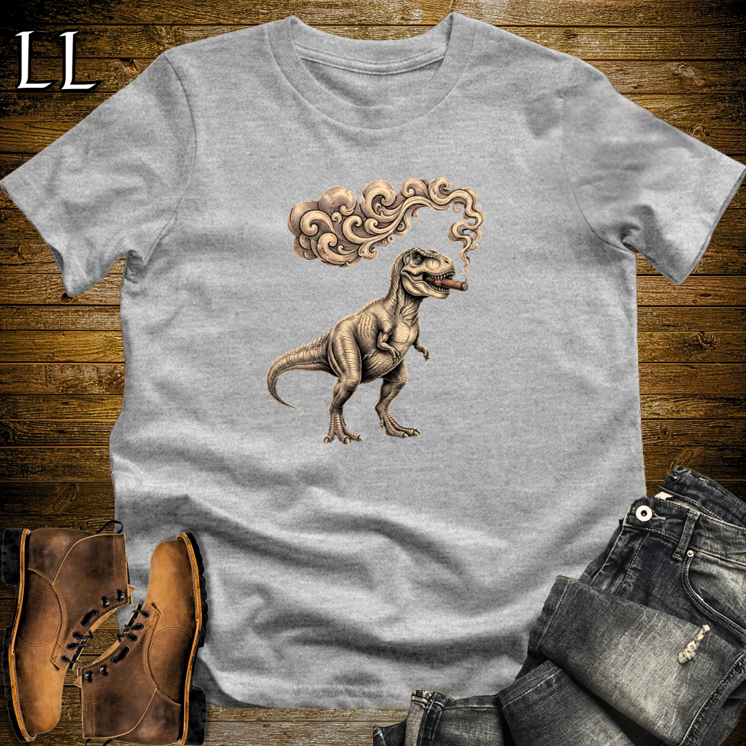 Vintage Cigar T-Rex T-Shirt Sport Grey | Cigar T-Rex Tee