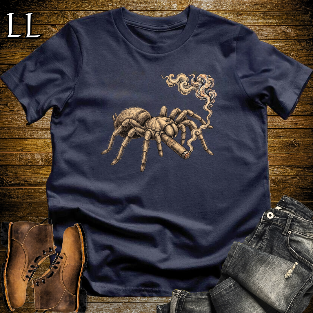 Vintage Cigar Tarantula T-Shirt Navy | Cigar Tarantula Animal Tee