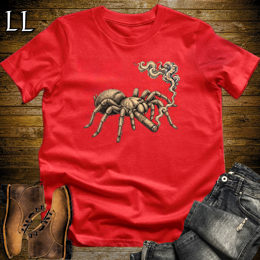 Vintage Cigar Tarantula T-Shirt Red | Cigar Tarantula Animal Tee