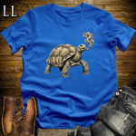 Vintage Cigar Tortoise T-Shirt Royal Blue | Cigar Tortoise Graphic Tee