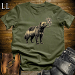 Vintage Cigar Wolverine T-Shirt Military Green | Funny Animal Tee
