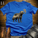 Vintage Cigar Wolverine T-Shirt Royal | Funny Animal Tee
