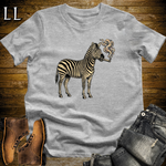 Vintage Cigar Zebra T-Shirt Sport Grey | Funny Animal Tee