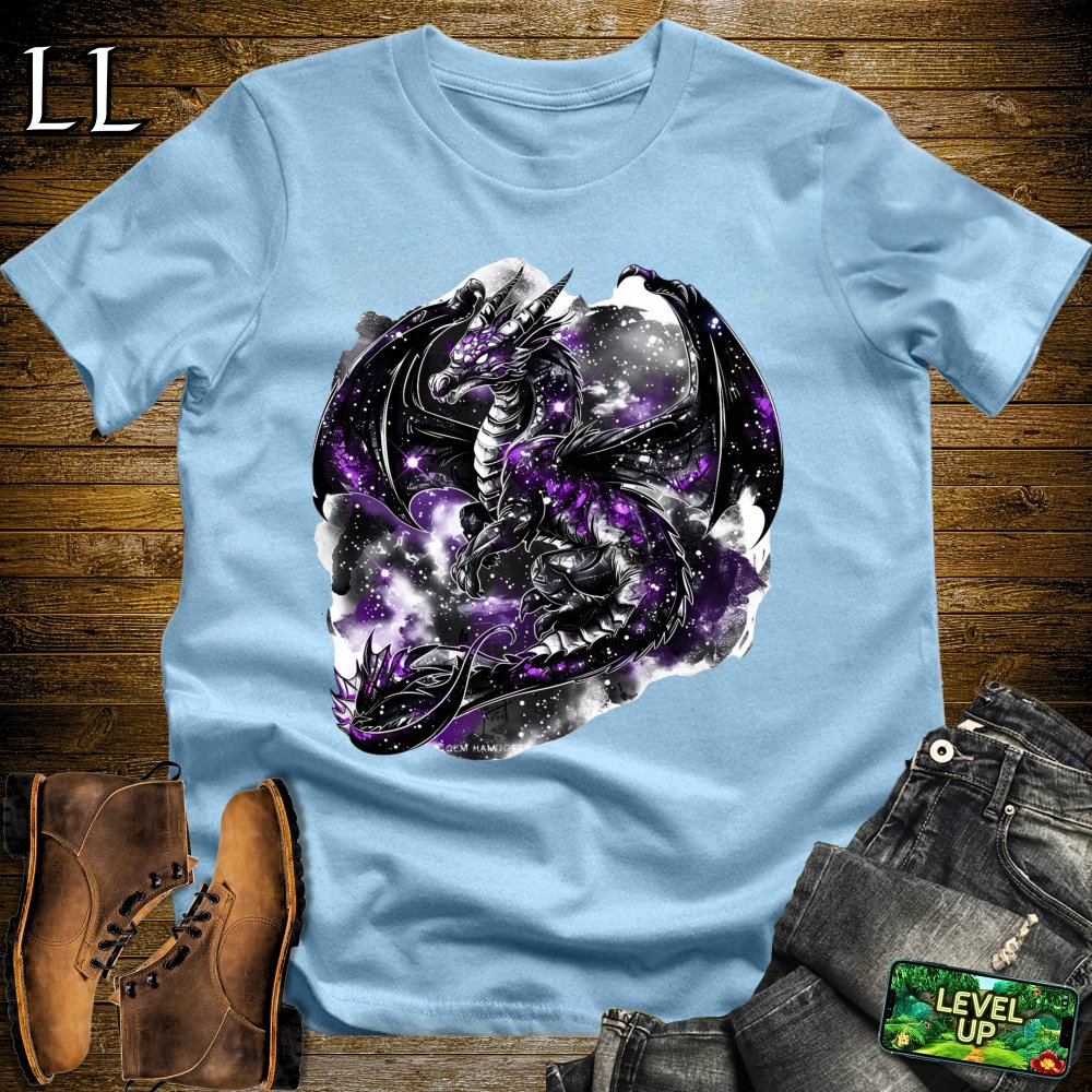 Void Dragon Softstyle Tee - Light Blue - LegacyLayers