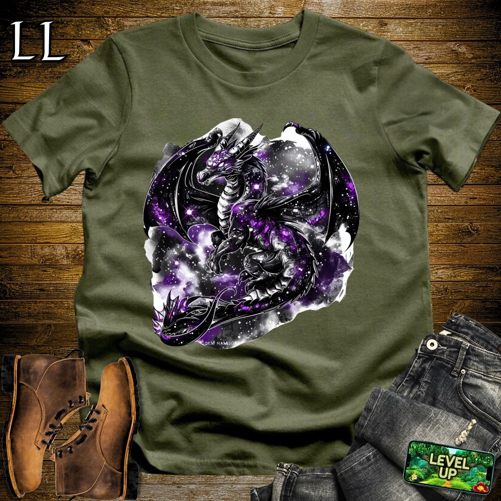 Void Dragon Softstyle Tee - Military Green - LegacyLayers