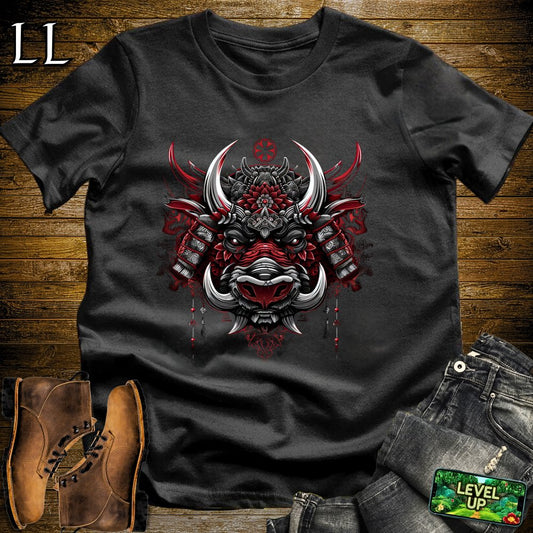 Warthog Samurai Softstyle Tee - Black - LegacyLayers