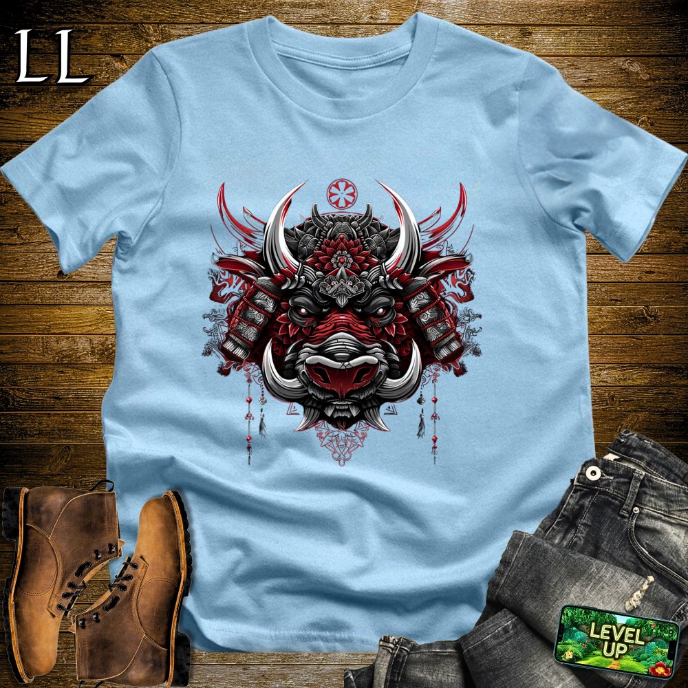 Warthog Samurai Softstyle Tee - Light Blue - LegacyLayers