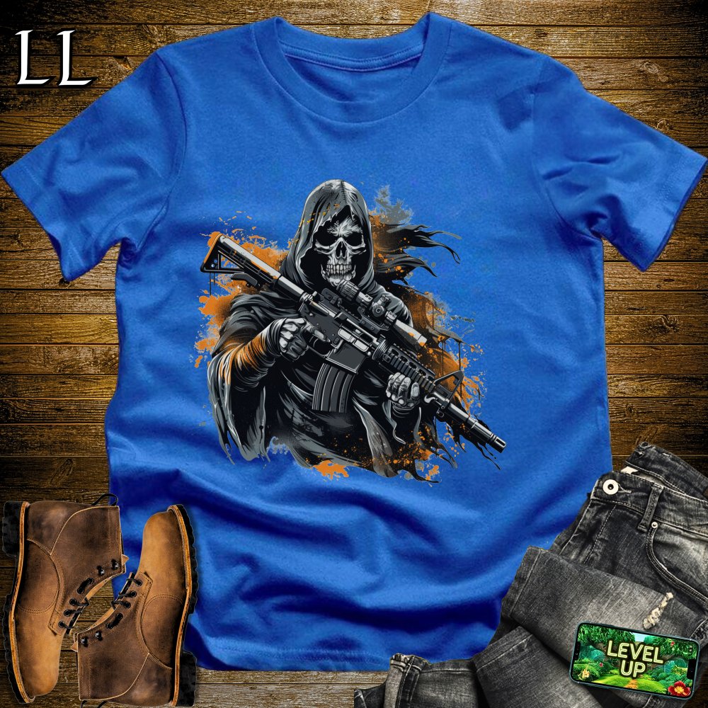 Warzone Grim Reaper Softstyle Tee - Royal - LegacyLayers